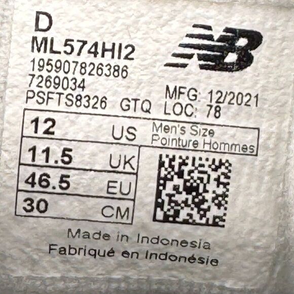 New Balance 574v2 'Black Poppy' - Picture 9 of 10